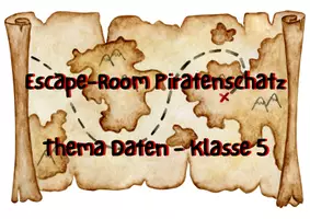 Vorschau - Arbeitsblätter - Piraten-Escape-Room zum Thema "Daten" Klasse 5 - Seite 1