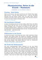 Vorschau - Spiele - Phantasiereise: „Eiszeit & Mammuts“ (Klasse 5) - Deckblatt
