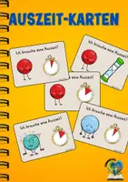 Vorschau - Bildkarten - „Ich brauche eine Auszeit“ – Signalkarten für Gefühle | Classroom-Management & Emotionsregulation - Deckblatt