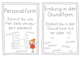 Vorschau - Präsentationen/Tafelbilder - Deutsch - Merkplakate - Wortarten-Checks - Seite 3