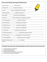 Vorschau - Arbeitsblätter - some/any+compounds - Seite 1