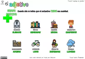 Vista previa - Refuerzo / NEE / Materiales de apoyo - Los Adjetivos - esquebujo de gramatica- - página 3
