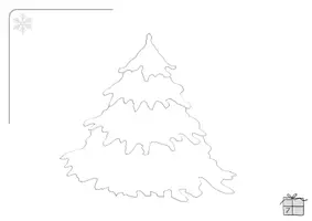 Vorschau - Arbeitsblätter - Zeichenaufgabe im Advent: Weihnachtsbaum schmücken - Seite 1