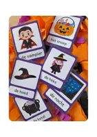 Voorbeeld - Woordkaarten Halloween - Pagina 1