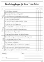 Vorschau - Präsentationen/Tafelbilder - Beurteilungsbogen (Vortrag bewerten) - Seite 3