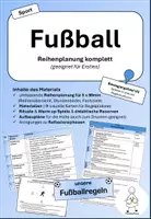 Vorschau - Stundenentwürfe - Fußball- geeignet für Ersties (komplette Reihenplanung) - Deckblatt