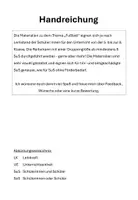 Vorschau - Stundenentwürfe - Fußball- geeignet für Ersties (komplette Reihenplanung) - Seite 1