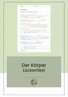 Vorschau - Arbeitsblätter - Materialpaket Körper DaF/DaZ - Seite 1