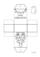 Vorschau - Mal- und Bastelvorlagen - Weihnachtsgeschenk basteln - Teebeutelverpackung - Seite 3