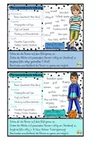 Vorschau - Arbeitsblätter - Steckbrief & Karteikarten Personenbeschreibung – Übung & Schularbeit (Deutsch Grundschule) - Seite 1
