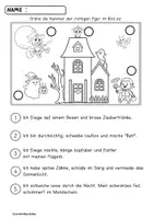 Vorschau - Arbeitsblätter - Leserätsel Halloween - Deckblatt