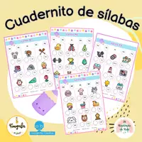 Vista previa - Hojas de trabajo - Cuadernito de sílabas - Portada