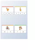 Vista previa - Tarjetas / Manipulativos - Cuaderno lengua - 6 años sílabas. - página 3