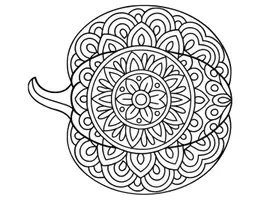Vorschau - Arbeitsblätter - MANDALA "KÜRBISSE" zum Ausmalen - in 3 veschiedenen Designs & 3 Größen (Halloween, Herbst, Kürbis) - Seite 2