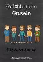 Vorschau - Bildkarten - Gefühle in gruseligen Situationen - Deckblatt