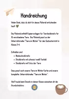 Vorschau - Arbeitsblätter - Tiersteckbriefe Tiere im Winter Sachunterricht Klasse 2 3 4 - Seite 2