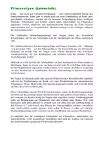 Vorschau - Spiele - Filmanalyse (Lehrer-Info) - Deckblatt