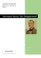 Vorschau - Stundenentwürfe - Workbook Der Steppenwolf - Deckblatt