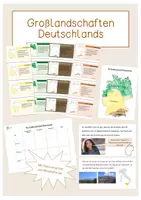 Vorschau - Stundenentwürfe - Großlandschaften Deutschlands - Deckblatt