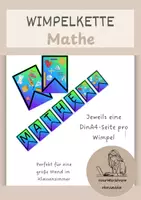 Vorschau - Anderer Materialtyp - Wimpelkette Mathe GROSS - Deckblatt