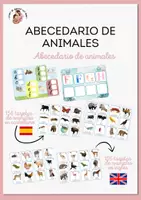 Vista previa - Tarjetas / Manipulativos - ABECEDARIO DE ANIMALES - Portada