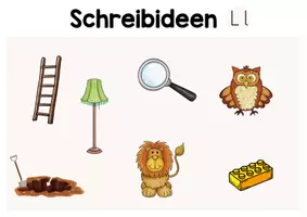 Vorschau - Bildkarten - Schreibideen - lautgetreue Wörter zu Buchstaben - Seite 2