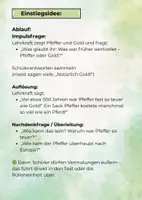 Vorschau - Spiele - Ursachen der Entdeckungsfahrten (+Differenziertes Material) - Seite 1