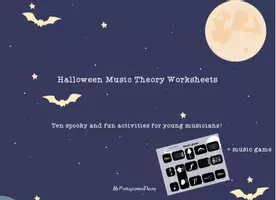 Προεπισκόπηση - Φύλλα εργασίας - Halloween Music Theory Worksheets_English Version - Εξώφυλλο