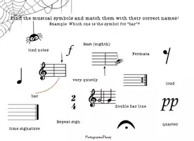 Προεπισκόπηση - Φύλλα εργασίας - Halloween Music Theory Worksheets_English Version - Σελίδα 2