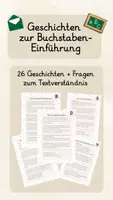 Vorschau - Text - 26 Geschichten zur Buchstabeneinführung (A-Z) - Deckblatt