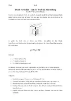 Vorschau - Arbeitsblätter - Druck einfach erklärt – Physik anschaulich verstehen mit 4 Schaubildern, Infotexten, Aufgaben & Lösungen - Seite 1
