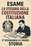 anteprima - Compiti in classe/Test - Esame di Storia: La Costituzione Italiana - Pagina di copertina