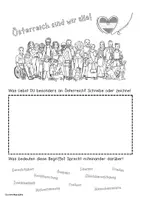 Vorschau - Arbeitsblätter - Österreich sind wir alle! Nationalfeiertag - Deckblatt