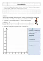 Vorschau - Arbeitsblätter - Einführung in die Linearen Funktionen - Seite 1