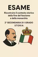 anteprima - Compiti in classe/Test - La Transizione dalla Monarchia alla Repubblica Italiana - Pagina di copertina