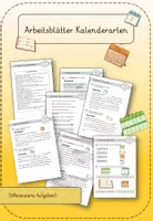 Vorschau - Arbeitsblätter - Arbeitsblätter Kalenderarten Sachunterricht - Deckblatt