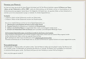 Vorschau - Stationenlernen - Zahlenstrahl bis 1000, 5x Domino, Zahlenraumerweiterung bis 1000, Förderung der Zahlvorstellung, mit Selbstkontrolle - Seite 1