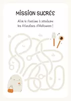 Aperçu - Feuilles d'exercices - Jeu de Labyrinthe Halloween – Activité ludique primaire - Page de couverture