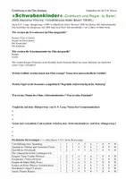 Vorschau - Arbeitsblätter - Filmanalyse: Schwabenkinder - Deckblatt