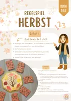 Vorschau - Spiele - Regelspiel zum Thema Herbst - Deckblatt