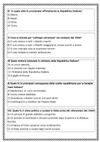 anteprima - Esercizi - Raccolta di materiali: Schede di lavoro sulla nascita della Repubblica italiana - Pagina 3