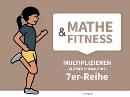 Vorschau - Spiele - Mathe&Fitness - Multiplizieren - 7er-Reihe - Seite 1