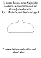 Vorschau - Mal- und Bastelvorlagen - Herbst Deko Eicheln Bastelvorlage - Seite 1