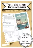 Vorschau - Stundenentwürfe - Urlaub in der Bretagne - Teil 3 der Einheit - Textformat 'Blogpost' - Deckblatt