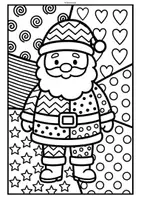 Vorschau - Mal- und Bastelvorlagen - Weihnachten Pop Art Ausmalbilder (Kunst Vertretung) - Seite 3