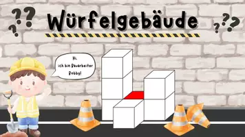 Vorschau - Arbeitsblätter - Würfelgebäude - digitale Präsentation und Arbeitsblätter - Seite 3