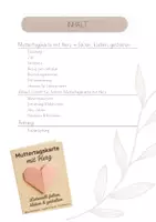 Vorschau - Mal- und Bastelvorlagen - Herz falten – Muttertagskarte mit Anleitung - Seite 2