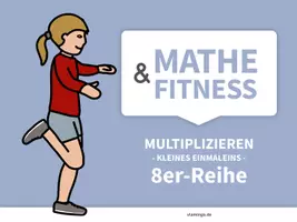 Vorschau - Spiele - Mathe&Fitness - Multiplizieren - 8er-Reihe - Seite 1