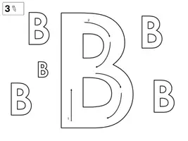 Vorschau - Arbeitsblätter - Nachspuren - große und kleine Buchstaben von A-Z im A3-Format - Seite 2