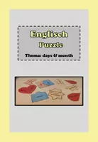 Vorschau - Mal- und Bastelvorlagen - Puzzle - Englisch - Thema: days & month + Vorlagen - Deckblatt